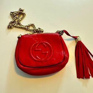 Red Tassel Gucci Bag